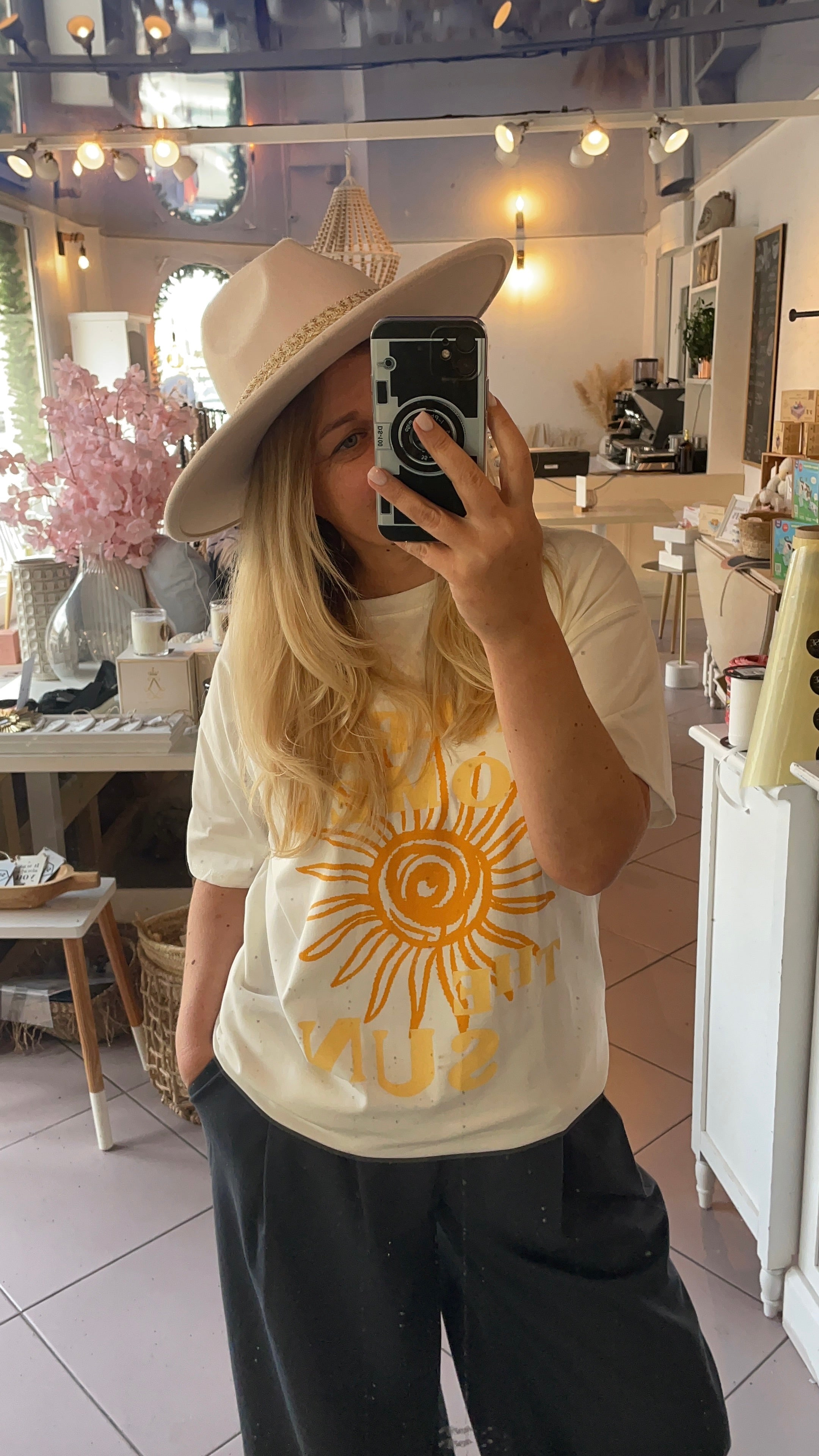 T-shirt soleil Here comes the sun