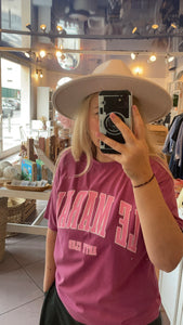 T-shirt le marais framboise