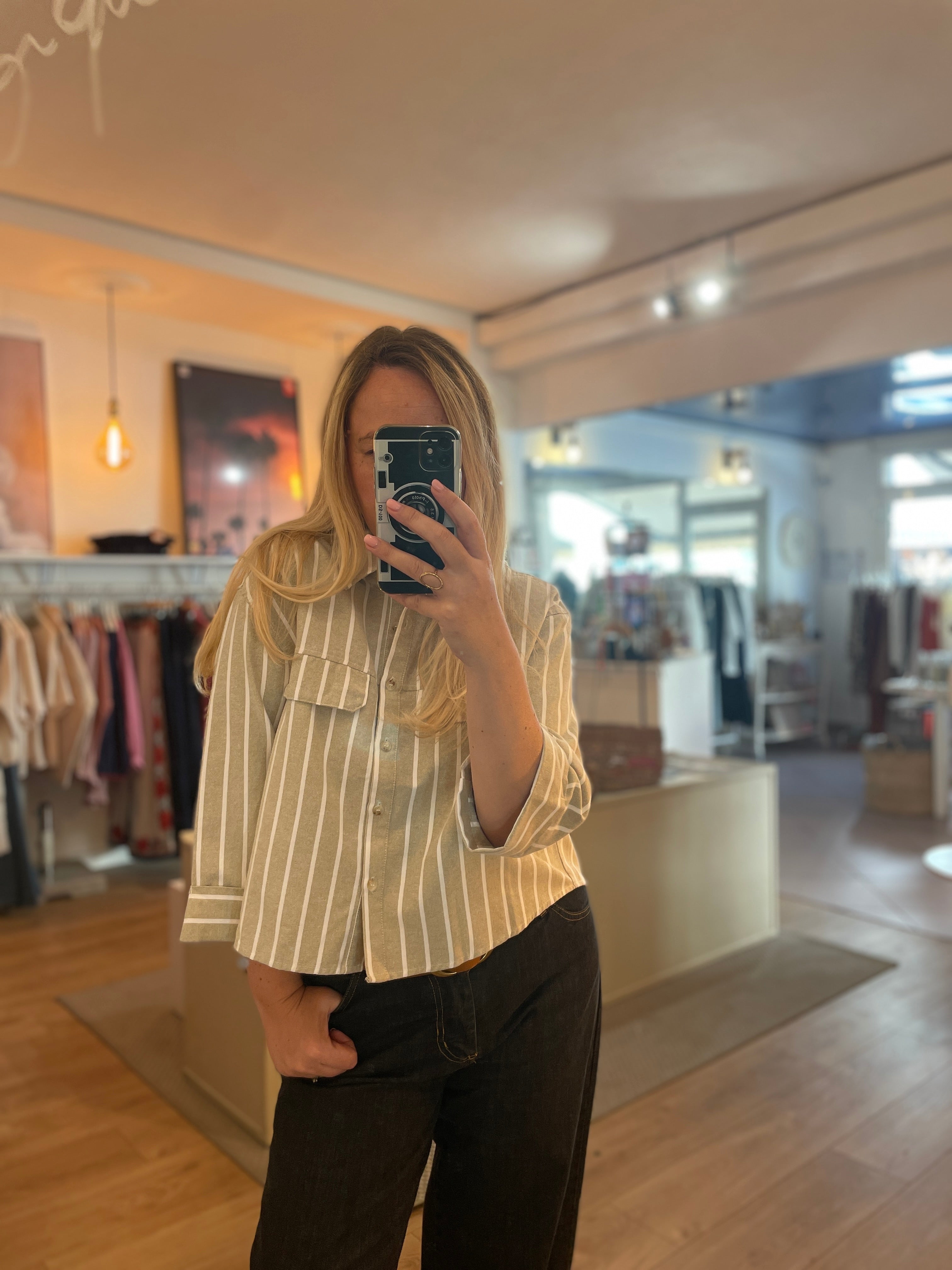 Chemise crop Lucia