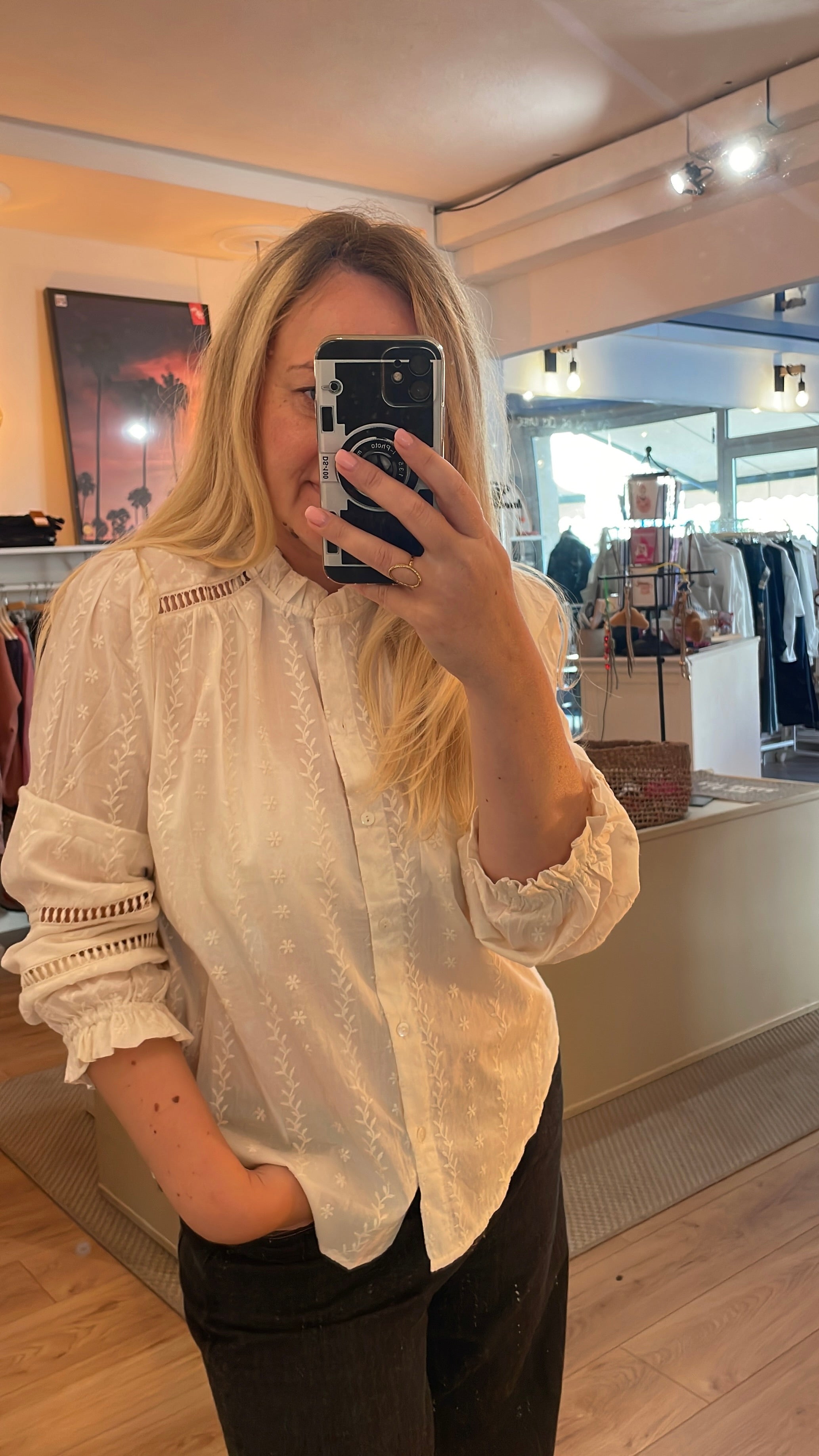 Blouse dentelle Louane
