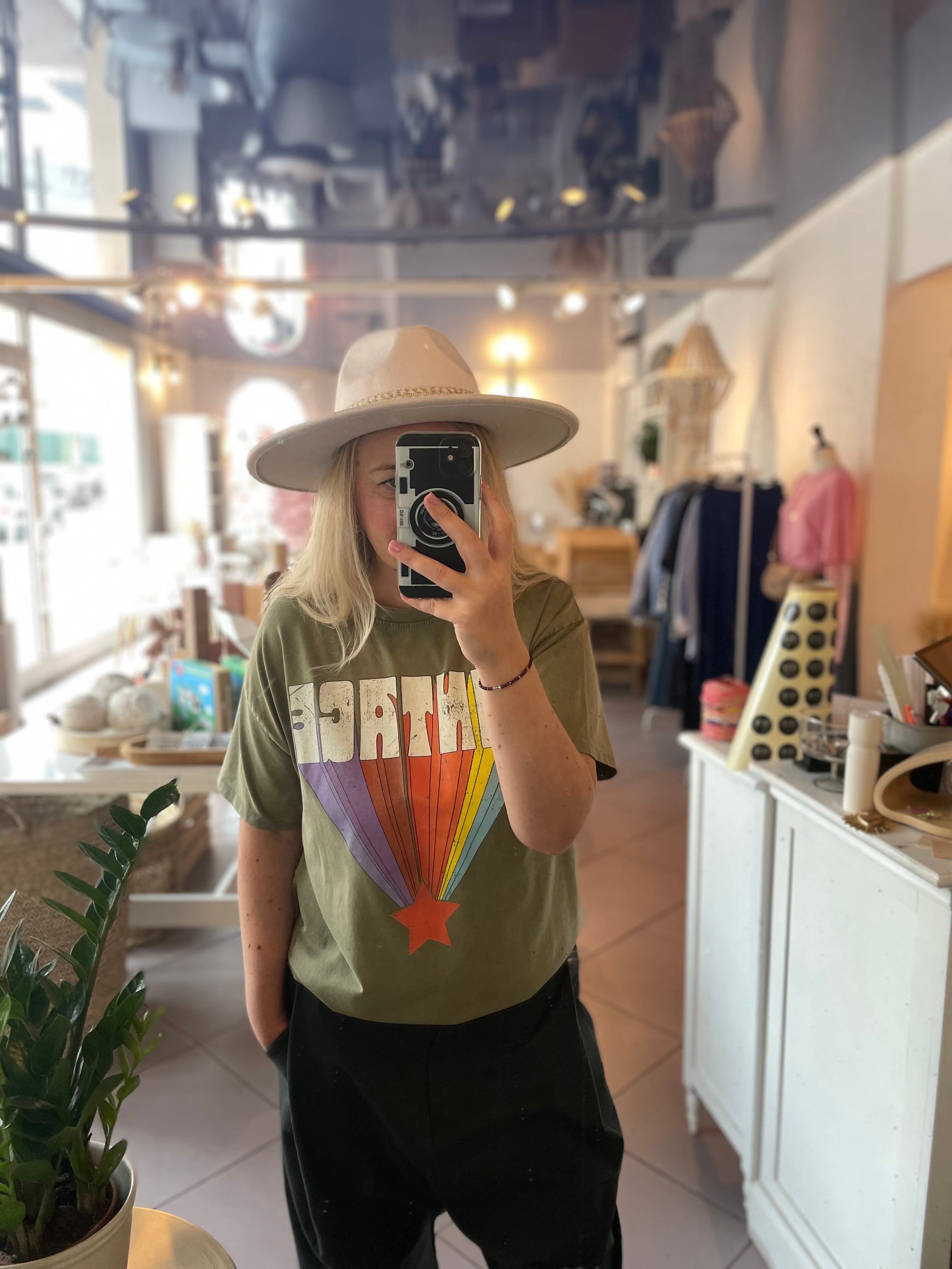 T-shirt kaki vintage