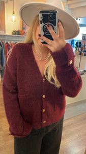 Gilet bordeaux