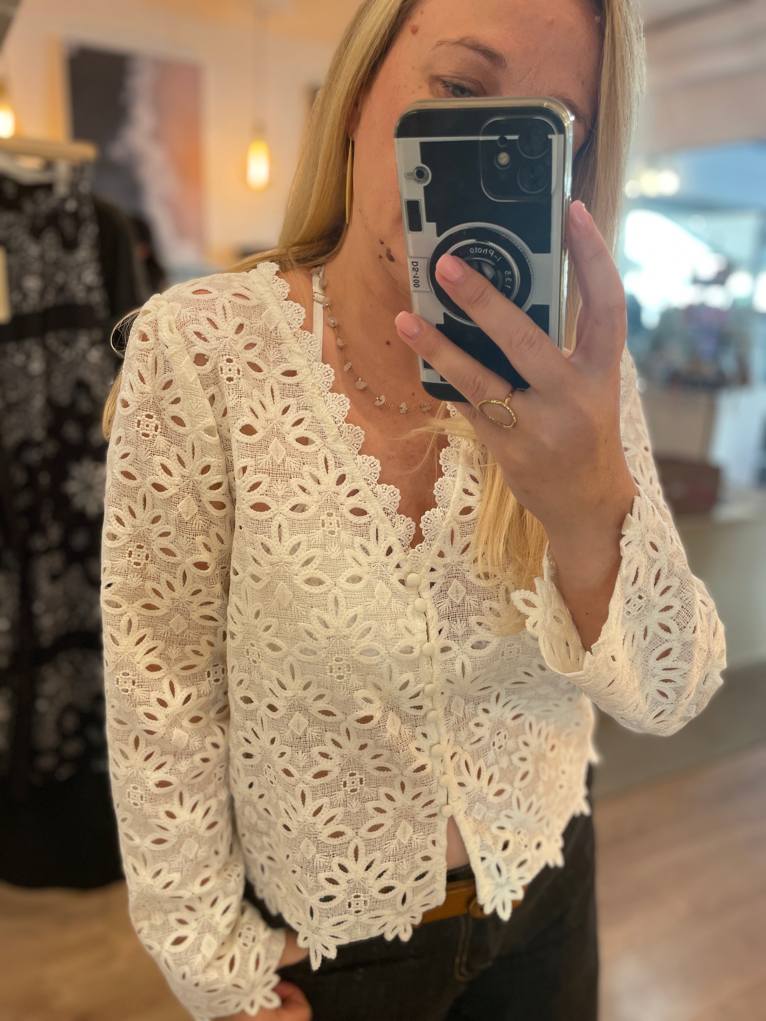 Blouse dentelle Anna