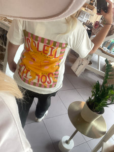 T-shirt blanc soleil