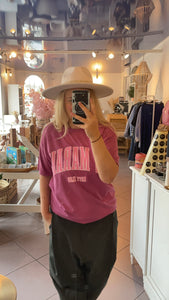T-shirt le marais framboise