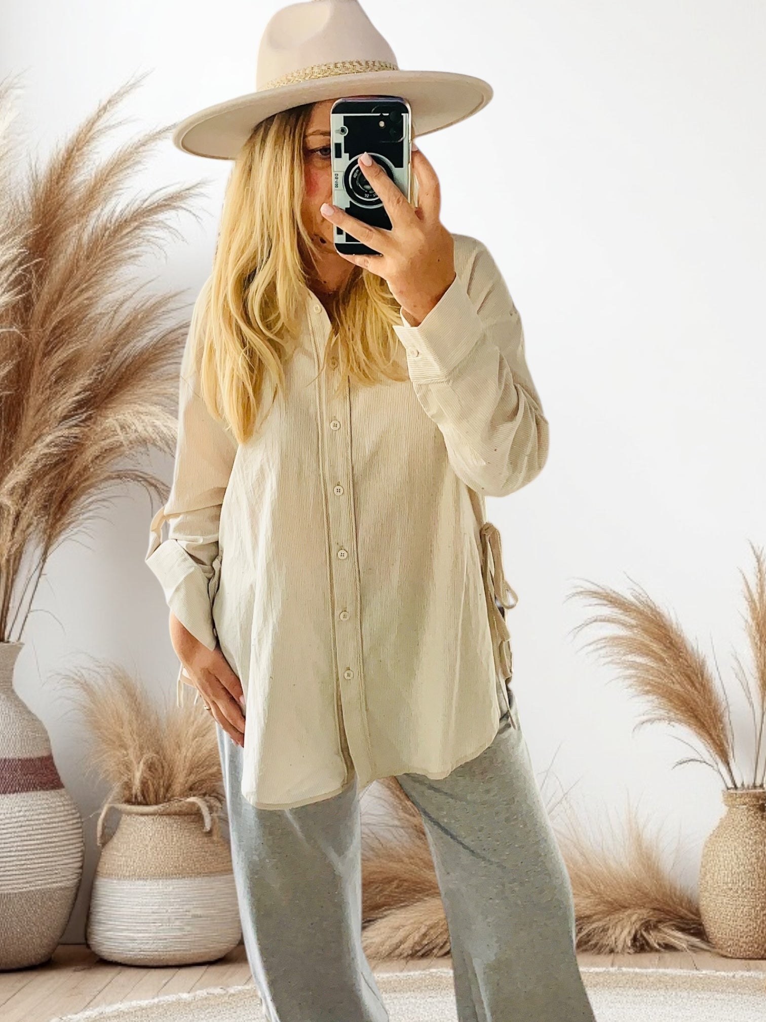 Chemise avec lien côté Sybile
