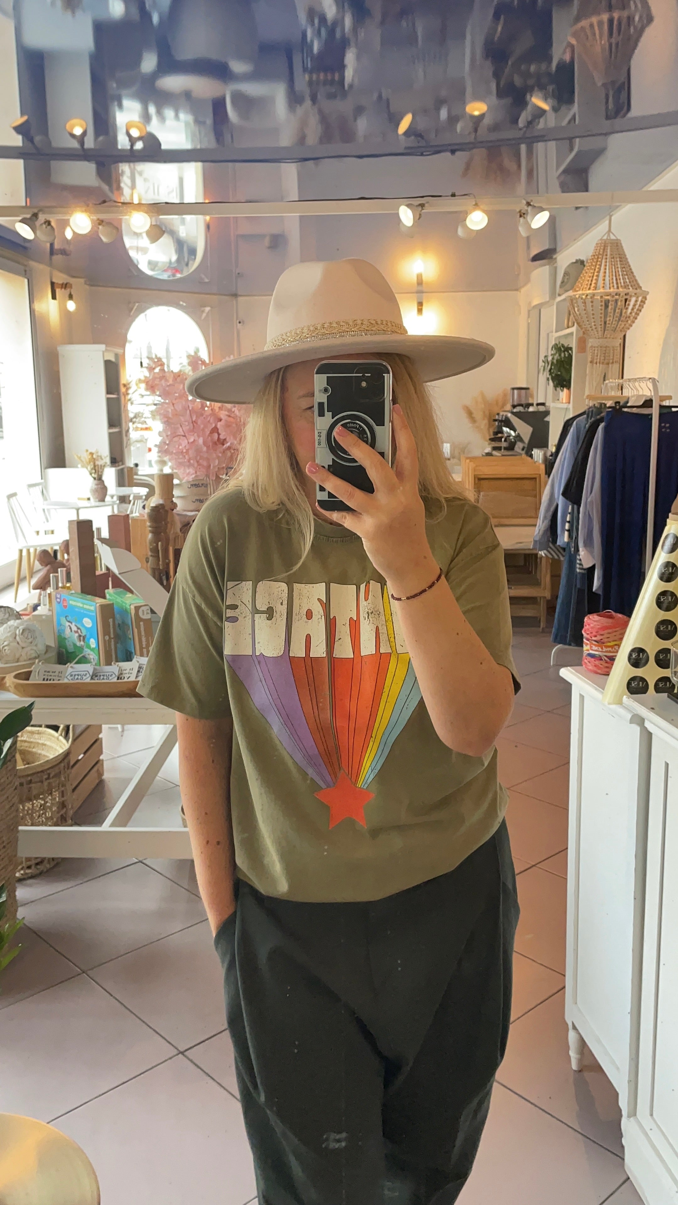 T-shirt kaki vintage
