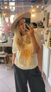 T-shirt soleil Here comes the sun