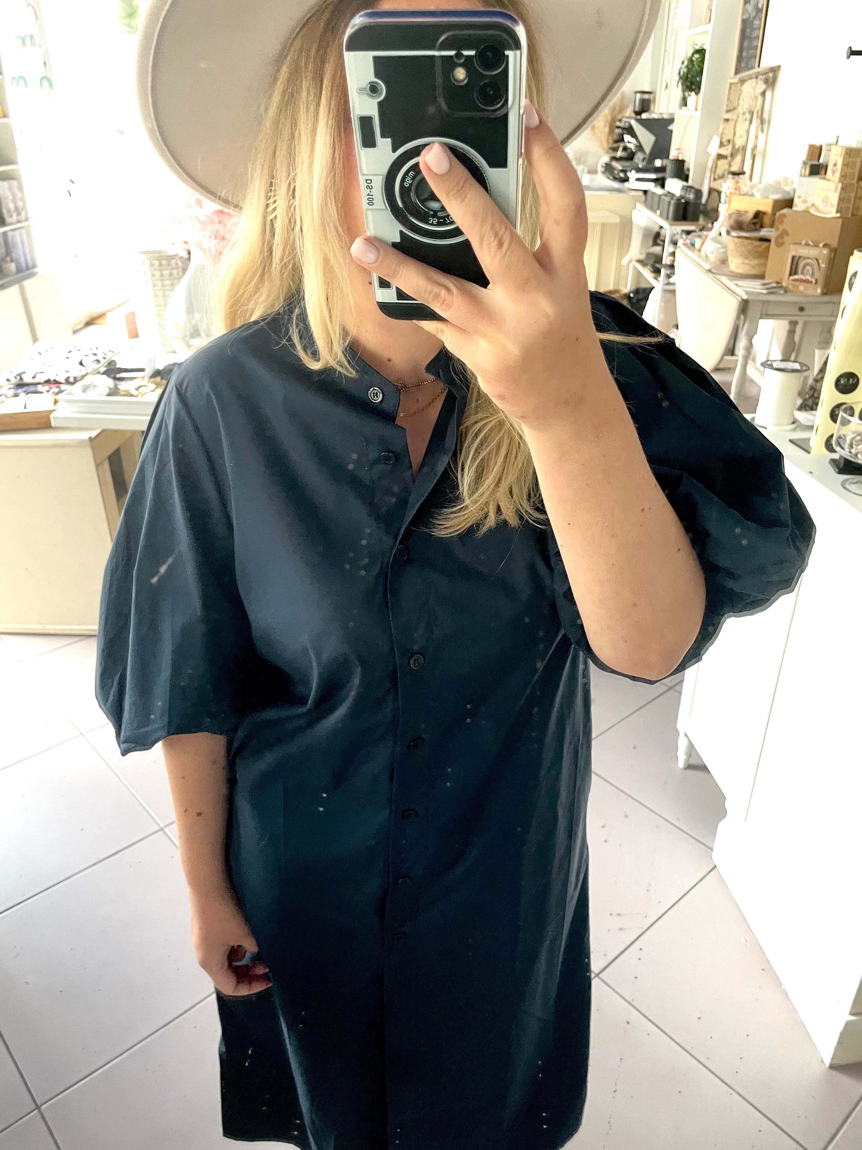 Robe manches bouffantes Lima
