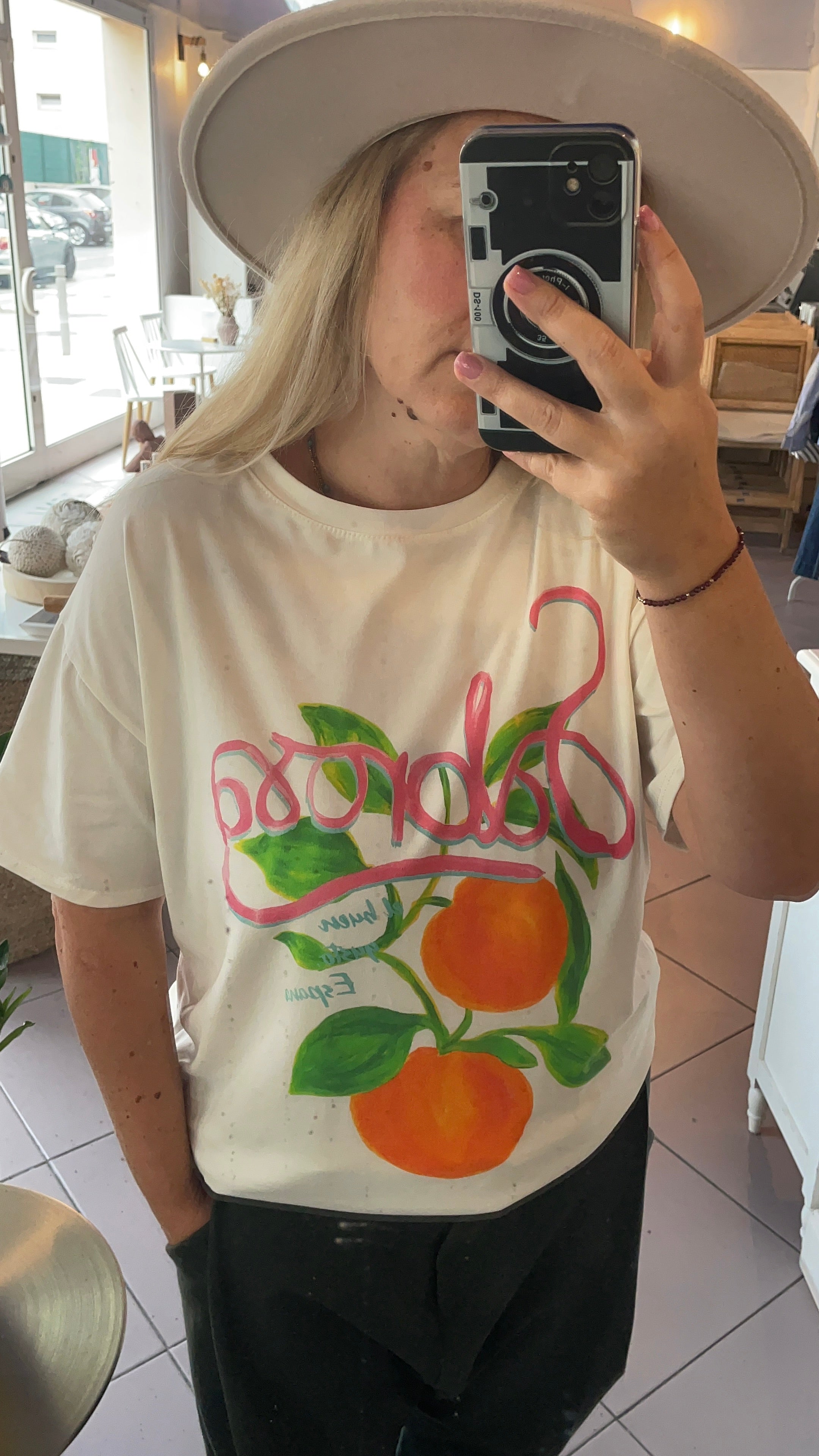 T-shirt blanc soledad
