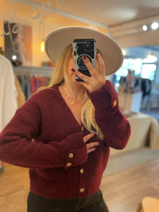 Gilet bordeaux