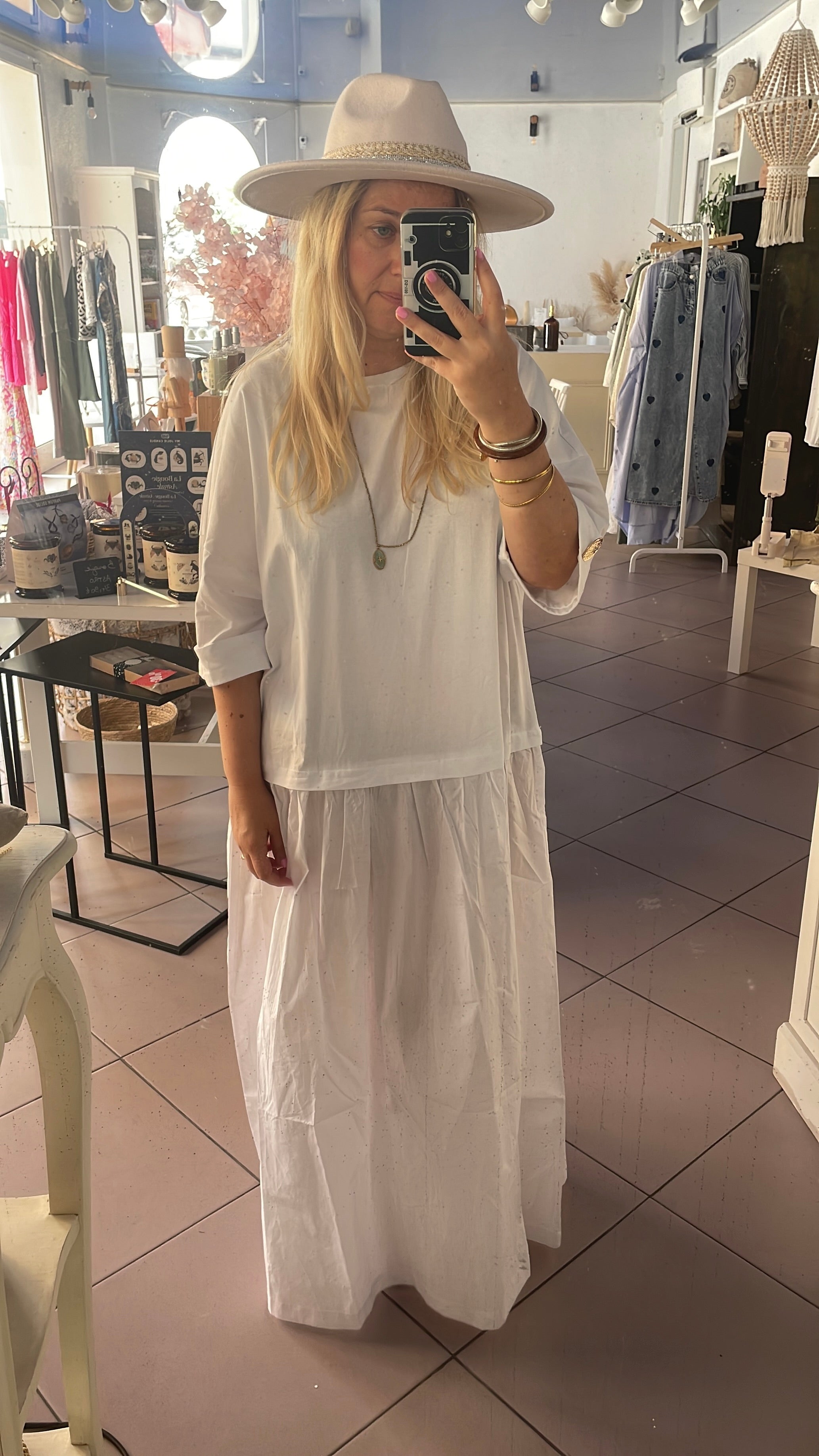 Robe t-shirt longue ample