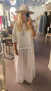 Robe t-shirt longue ample