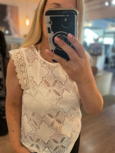 Top broderie Céline