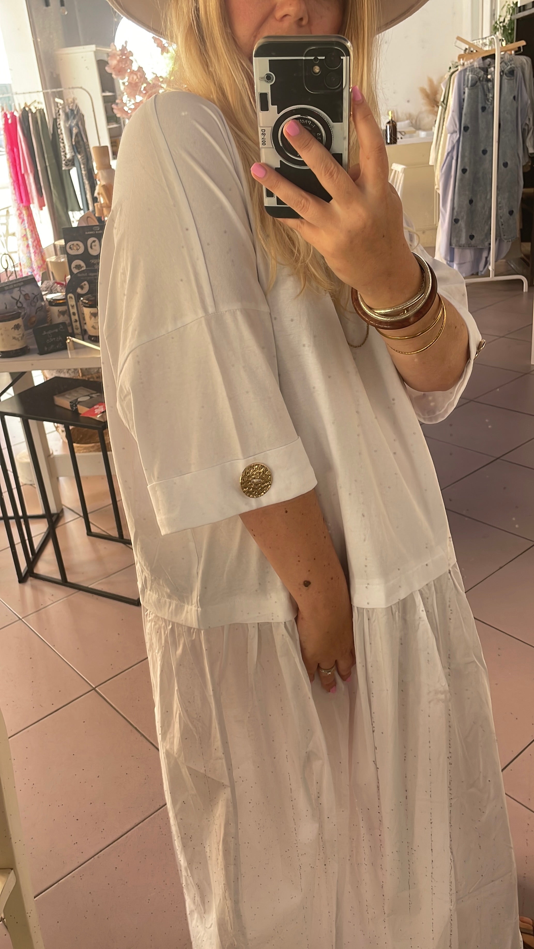 Robe t-shirt longue ample